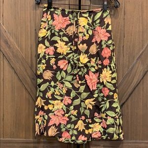 beautiful Gap botanical print A line skirt, Sz2